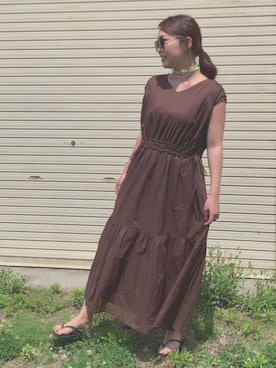 「LEPSIM（レプシィム）のアイテム（財布/小物）」を使った、ｙｏさん（レディース・155cm）の夏コーディネート