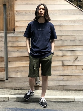 「LET IT RIDE（レットイットライド）のアイテム」を使った、nano・universe men's STAFFさん（メンズ・173cm）の春コーディネート