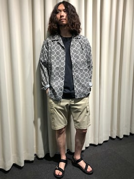 「Teva（テバ）のアイテム」を使った、nano・universe men's STAFFさん（メンズ・173cm）の春コーディネート