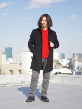「NANO universe（ナノユニバース）のアイテム（その他アウター）」を使った、nano・universe men's STAFFさん（メンズ・173cm）の秋コーディネート