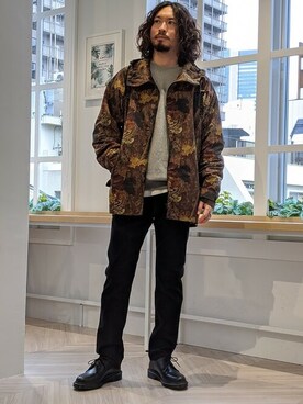 「NANO universe（ナノユニバース）のアイテム（その他アウター）」を使った、nano・universe men's STAFFさん（メンズ・173cm）の秋コーディネート