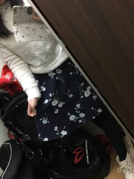 「one after another NICE CLAUP（ワンアフターアナザーナイスクラップ）のアイテム（ブーティ）」を使った、funamonさん（レディース・152cm）の春コーディネート