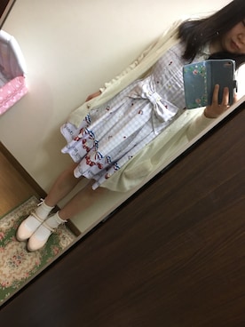 「one after another NICE CLAUP（ワンアフターアナザーナイスクラップ）のアイテム（パンプス）」を使った、funamonさん（レディース・151cm）の春コーディネート