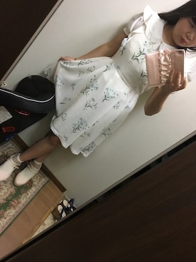 「one after another NICE CLAUP（ワンアフターアナザーナイスクラップ）のアイテム（パンプス）」を使った、funamonさん（レディース・151cm）の秋コーディネート