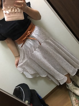 「one after another NICE CLAUP（ワンアフターアナザーナイスクラップ）のアイテム（ブーティ）」を使った、funamonさん（レディース・151cm）の秋コーディネート