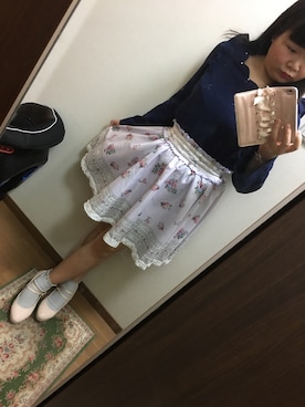 「one after another NICE CLAUP（ワンアフターアナザーナイスクラップ）のアイテム（パンプス）」を使った、funamonさん（レディース・151cm）の秋コーディネート