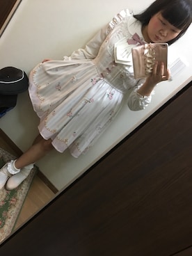 「one after another NICE CLAUP（ワンアフターアナザーナイスクラップ）のアイテム（パンプス）」を使った、funamonさん（レディース・151cm）の秋コーディネート