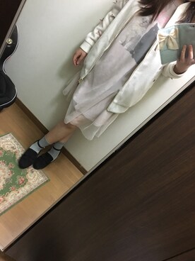 「Ank Rouge（アンクルージュ）のアイテム（ブルゾン）」を使った、funamonさん（レディース・152cm）の春コーディネート