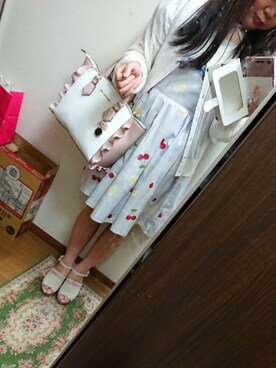 「Ank Rougeオリジナル柄」｜funamonさん（レディース・152cm）の夏コーディネート