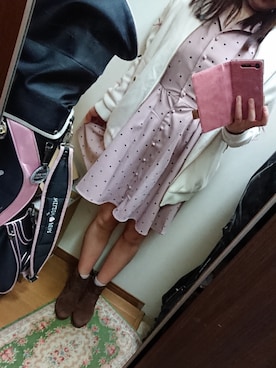 「Ank Rouge（アンクルージュ）のアイテム（ブルゾン）」を使った、funamonさん（レディース・152cm）の秋コーディネート