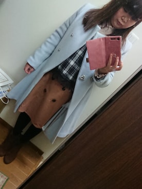 funamonさん（レディース・152cm）の冬コーディネート
