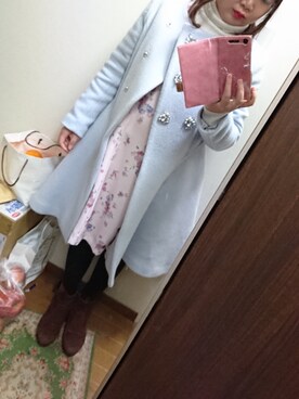 funamonさん（レディース・152cm）の冬コーディネート