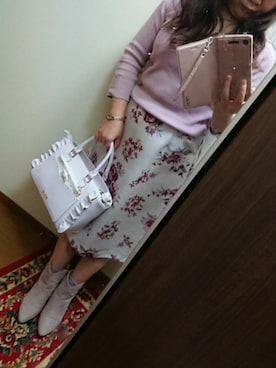 「大阪旅行」｜「アイテム（ブーツ）」を使った、funamonさん（レディース・152cm）の秋コーディネート