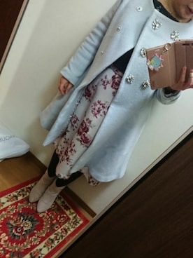 「31 Sons de mode（トランテアン　ソン　ドゥ　モード）のアイテム（その他アウター）」を使った、funamonさん（レディース・152cm）の冬コーディネート