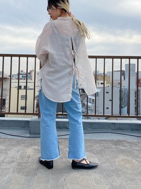 「SPINNS(スピンズ)のアイテム(その他シューズ)」を使った、aaayNさん(レディース・162cm)の春コーディネート