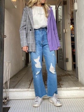 aaayNさん（レディース・162cm）の春コーディネート