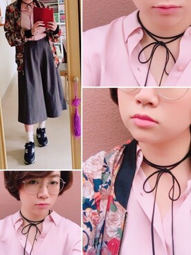 「GRAFFITI（グラフティ）のアイテム」を使った、jungさん（レディース・156cm）の春コーディネート