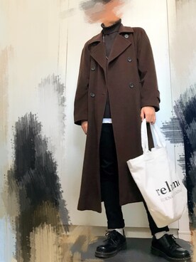 うみさん（メンズ・168cm）の冬コーディネート