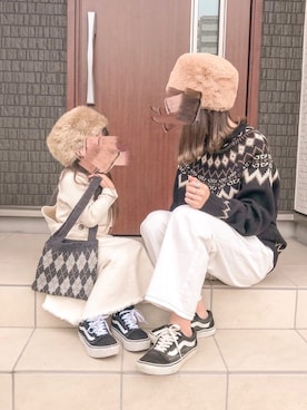 「おんなのこコーデ」｜「アイテム（ジャンパースカート）」を使った、ɴɪᴄᴏ.ᴀʏᴀさん（キッズ・100cm）の秋コーディネート