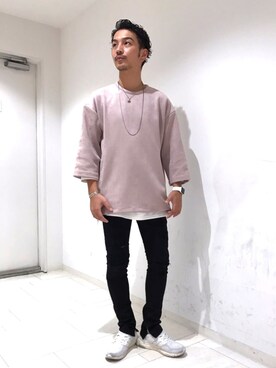 「GOSTAR DE FUGA（ゴスタール ジフーガ）のアイテム（その他）」を使った、yu-shinogiさん（メンズ・170cm）の夏コーディネート