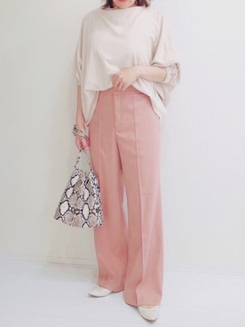 𝐦𝐚𝐱𝐡𝐨𝐧𝐞𝐲さん(レディース・160cm)の春コーディネート