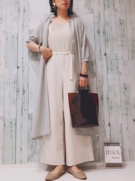 𝐦𝐚𝐱𝐡𝐨𝐧𝐞𝐲さん(レディース・160cm)の春コーディネート
