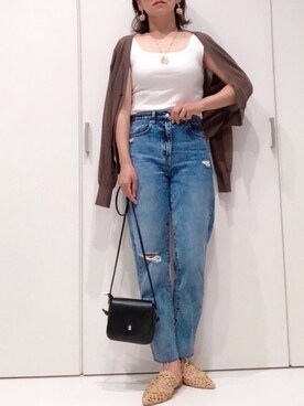 𝐦𝐚𝐱𝐡𝐨𝐧𝐞𝐲さん（レディース・160cm）の夏コーディネート