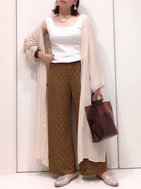 𝐦𝐚𝐱𝐡𝐨𝐧𝐞𝐲さん（レディース・160cm）の夏コーディネート