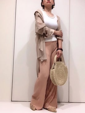 𝐦𝐚𝐱𝐡𝐨𝐧𝐞𝐲さん(レディース・160cm)の夏コーディネート