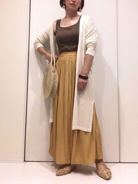 𝐦𝐚𝐱𝐡𝐨𝐧𝐞𝐲さん（レディース・160cm）の夏コーディネート