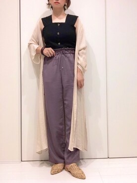 𝐦𝐚𝐱𝐡𝐨𝐧𝐞𝐲さん(レディース・160cm)の夏コーディネート