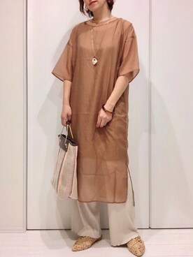 𝐦𝐚𝐱𝐡𝐨𝐧𝐞𝐲さん（レディース・160cm）の秋コーディネート