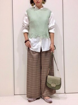 𝐦𝐚𝐱𝐡𝐨𝐧𝐞𝐲さん(レディース・160cm)の秋コーディネート