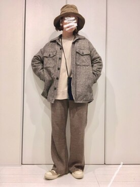 𝐦𝐚𝐱𝐡𝐨𝐧𝐞𝐲さん（レディース・160cm）の冬コーディネート