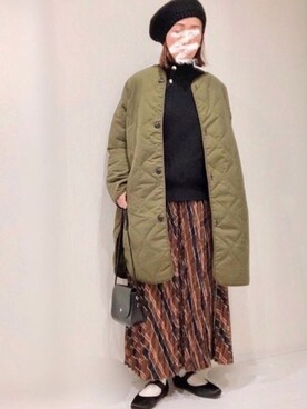 𝐦𝐚𝐱𝐡𝐨𝐧𝐞𝐲さん（レディース・160cm）の冬コーディネート