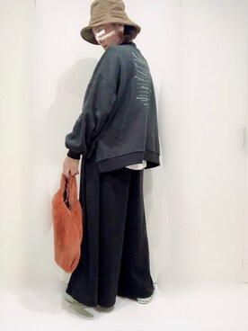 𝐦𝐚𝐱𝐡𝐨𝐧𝐞𝐲さん（レディース・160cm）の冬コーディネート