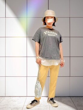 𝐦𝐚𝐱𝐡𝐨𝐧𝐞𝐲さん（レディース・160cm）の春コーディネート