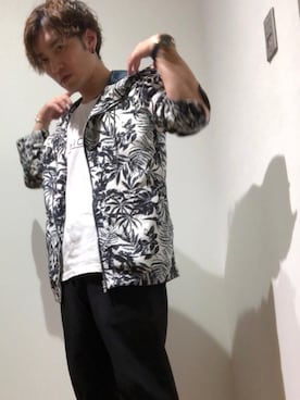 「アロハシャツ」｜naturalmizukiさん（メンズ・160cm）の夏コーディネート