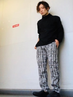 「チェック柄に恋してる」｜「アイテム（スリッポン）」を使った、naturalmizukiさん（メンズ・160cm）の秋コーディネート