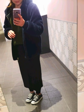 「ivory court（アイボリーコート）のアイテム」を使った、ahiruさん（レディース・153cm）の冬コーディネート