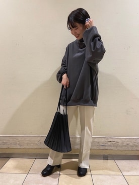 「LOWRYS FARM（ローリーズファーム）のストレッチヒールブーツ　851418（ブーツ）」を使った、wataseさん（レディース・154cm・20代）の冬コーディネート