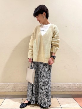 wataseさん（レディース・154cm）の冬コーディネート