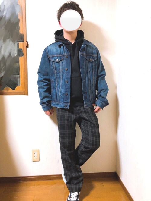 ゆうひくん 低身長男子 Global Workのパンツを使ったコーディネート Wear