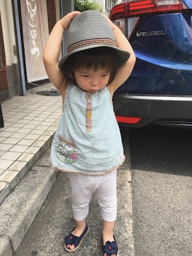 「ふてくされ顏」｜ぼんむつさん（キッズ・100cm）の冬コーディネート