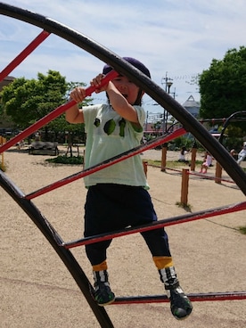 「zozio（ゾジオ）のアイテム」を使った、たろうさん（キッズ・90cm）の夏コーディネート