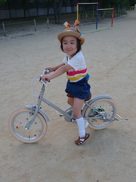 「リボンハット」｜たろうさん（キッズ・100cm）の夏コーディネート