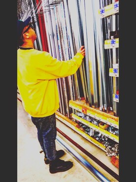 「TOPMAN（トップマン）のアイテム（その他パンツ）」を使った、kingさん（メンズ・168cm）の春コーディネート