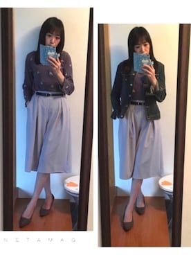 「M-PREMIER（エムプルミエ）のアイテム（ジャケット/アウター）」を使った、kayocchiさん（レディース・163cm）の冬コーディネート