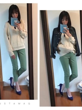 「M-PREMIER（エムプルミエ）のアイテム（ジャケット/アウター）」を使った、kayocchiさん（レディース・163cm）の冬コーディネート