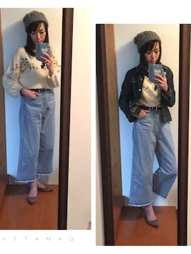 「M-PREMIER（エムプルミエ）のアイテム（ジャケット/アウター）」を使った、kayocchiさん（レディース・163cm）の春コーディネート